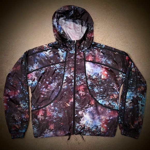 Fila Women's Abstract Black Bomber Jacket - Picture 3 of 8